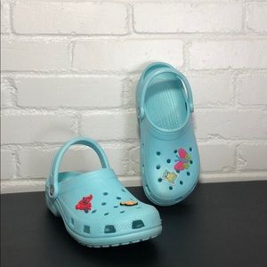Blue crocs
